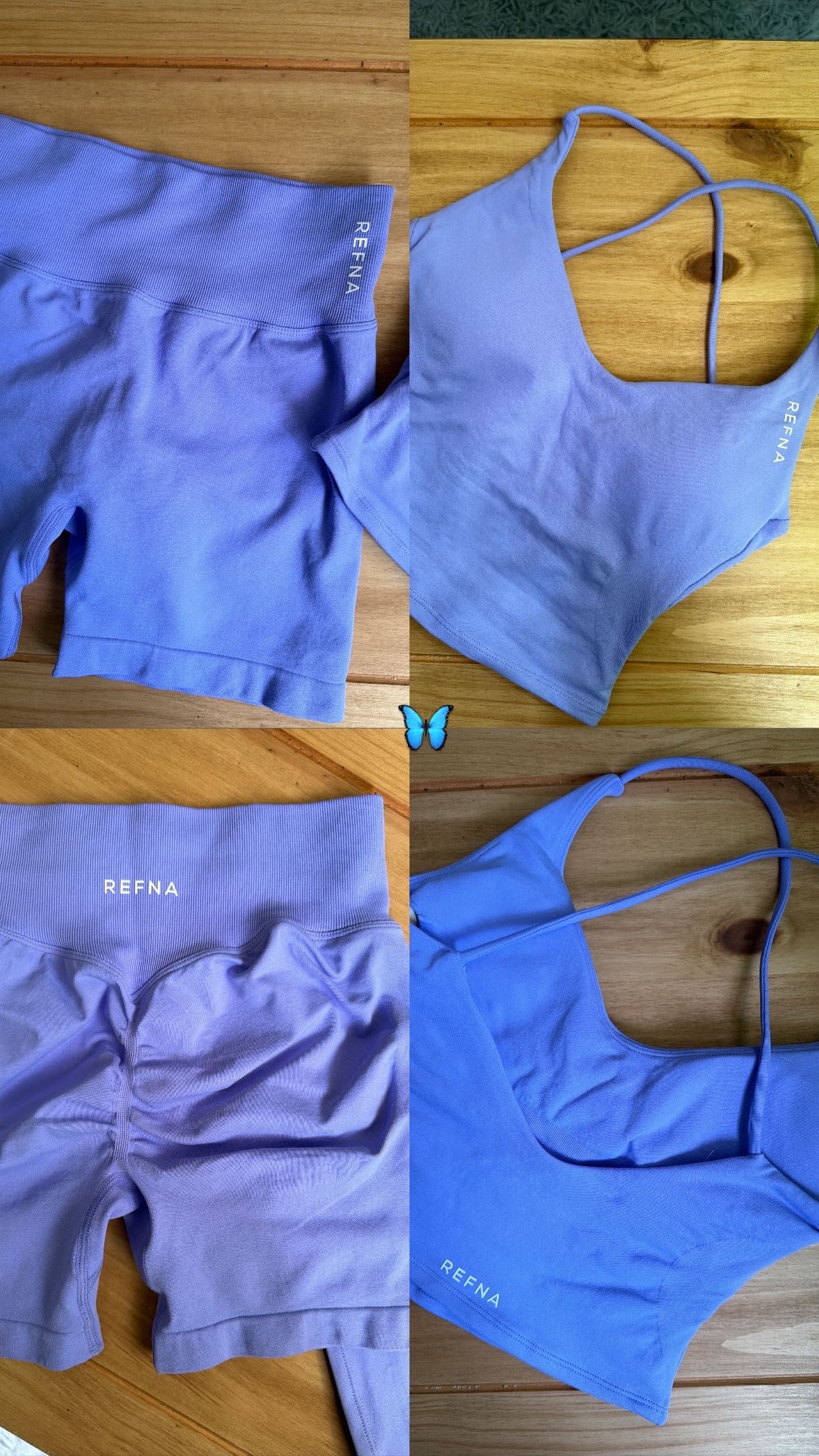 Set lilac milk